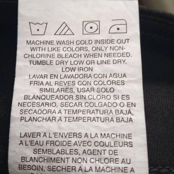 LEE BLACK SKINNY JEANS SZ.16 EUC - Picture 6 of 6